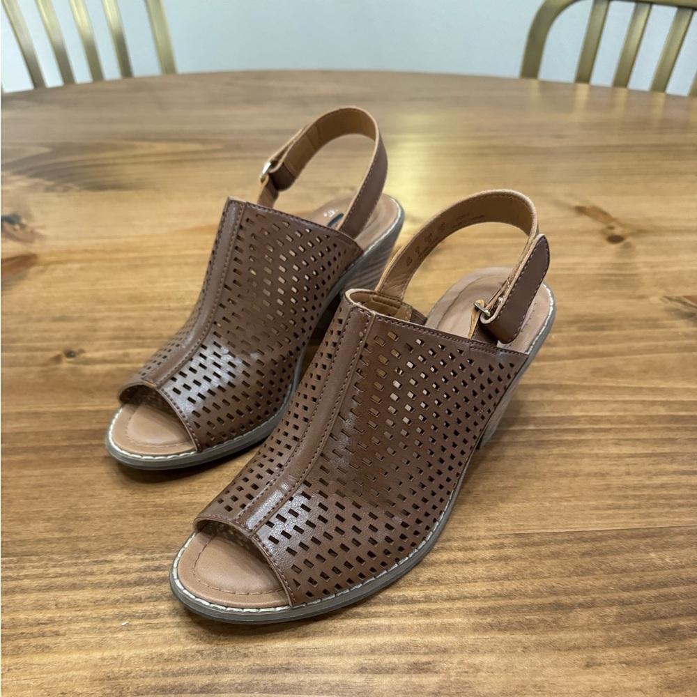 Dr Scholls Codie Sandal Wedge Brown size 8